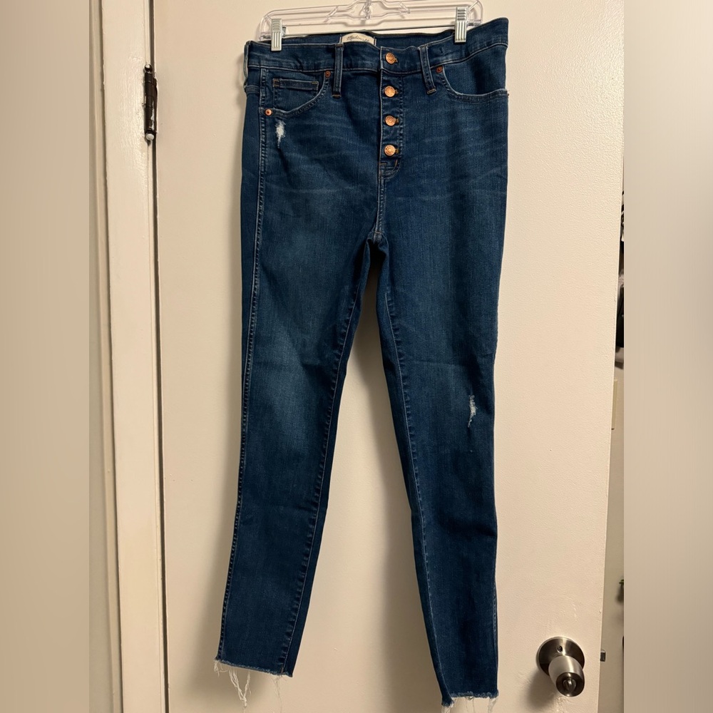 Madewell 10-inch high-rise skinny jeans